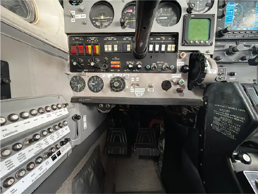 Cessna Skymaster - Pilot Side Lower Panel
