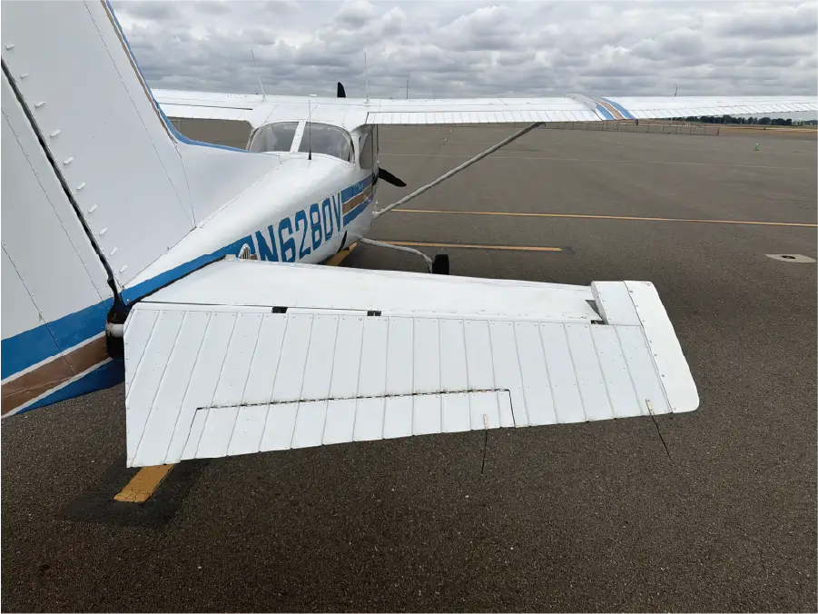 Cessna 172RG CoPilot Side Elevator