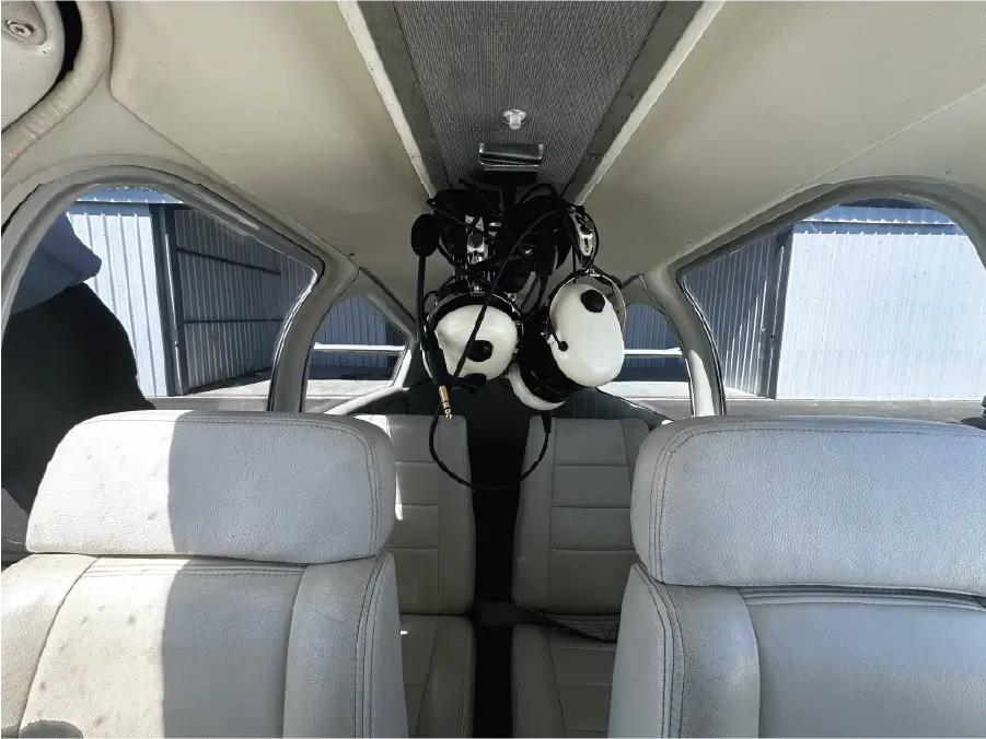 Beech Baron Back Seat