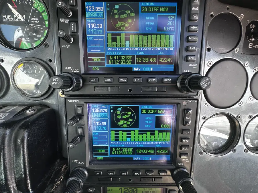 Beech Baron Center Panel