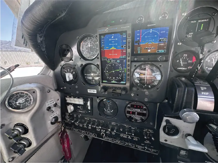 Beech Baron Baggage Pilot Side Panel