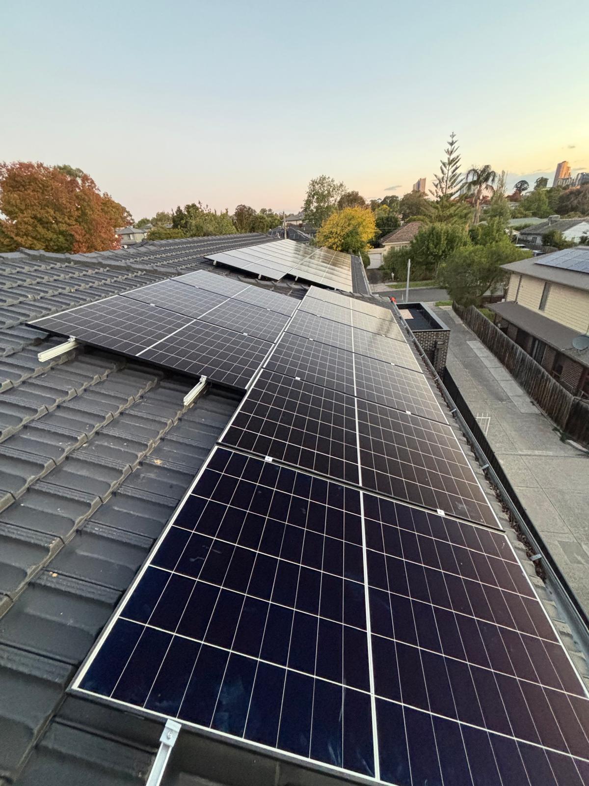 Licensed electrician performing professional electrical installation work in Melbourne
