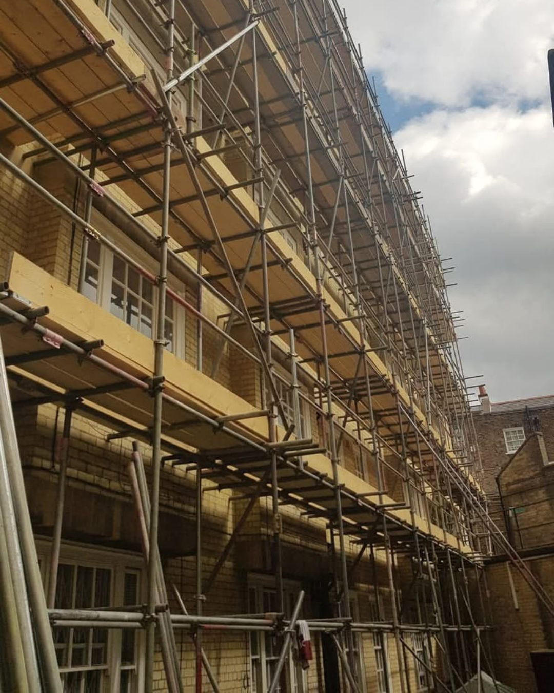 Elevation Access scaffolding project