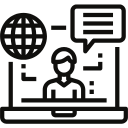 Monitor icon representing bespoke website design for small businesses.