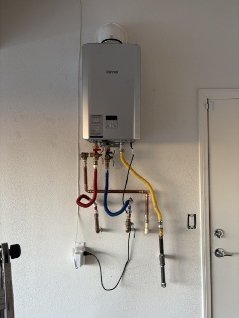 Royalty Plumbing tankless water heater upgrade