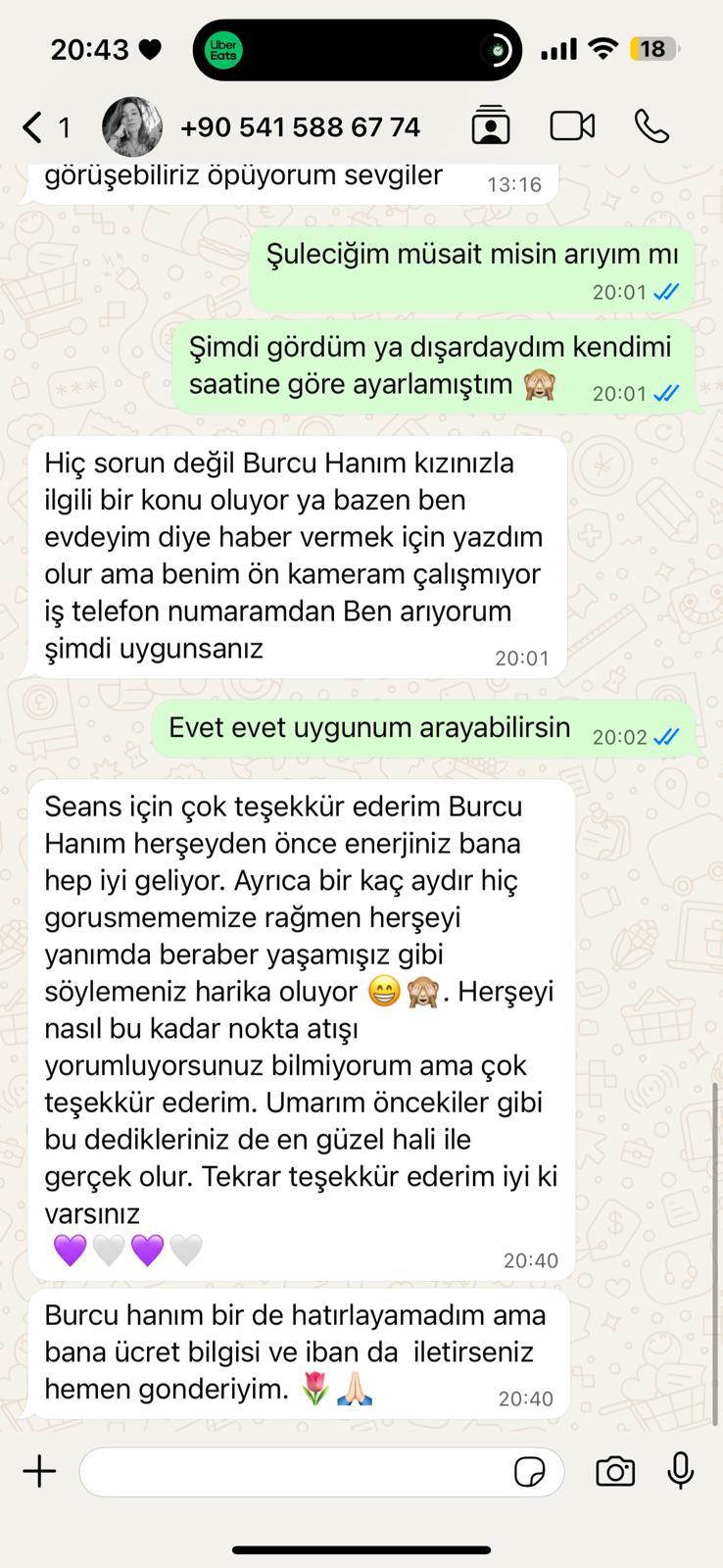 Danışan yorumu
