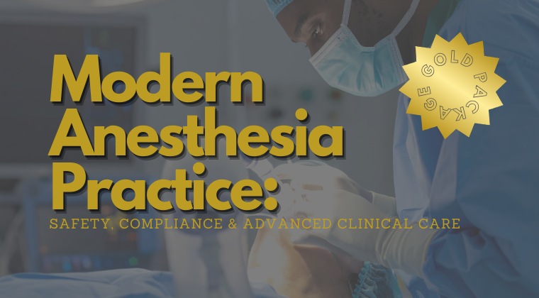 Modern Anesthesia Practice Gold