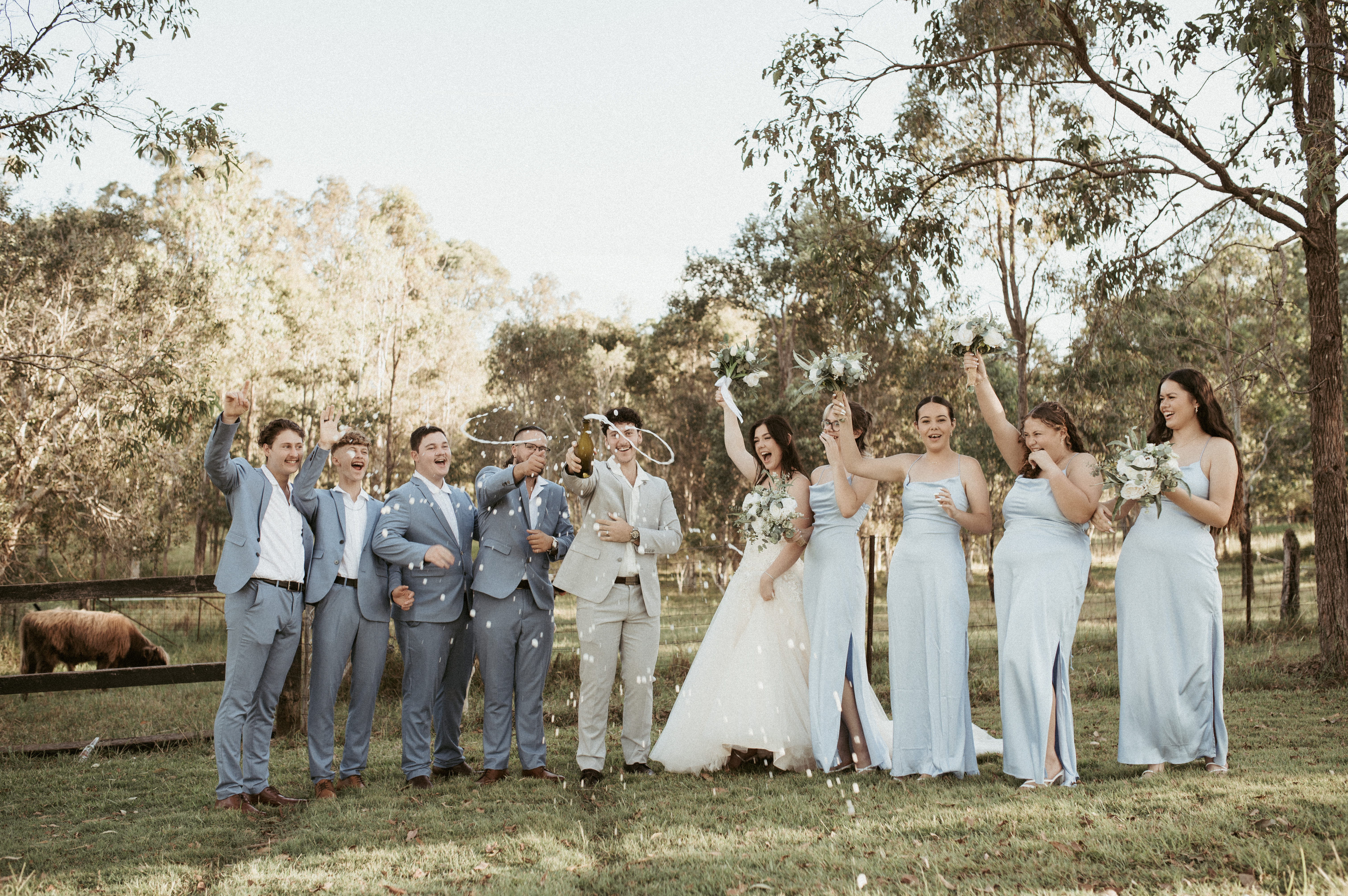 Artistic wedding photography