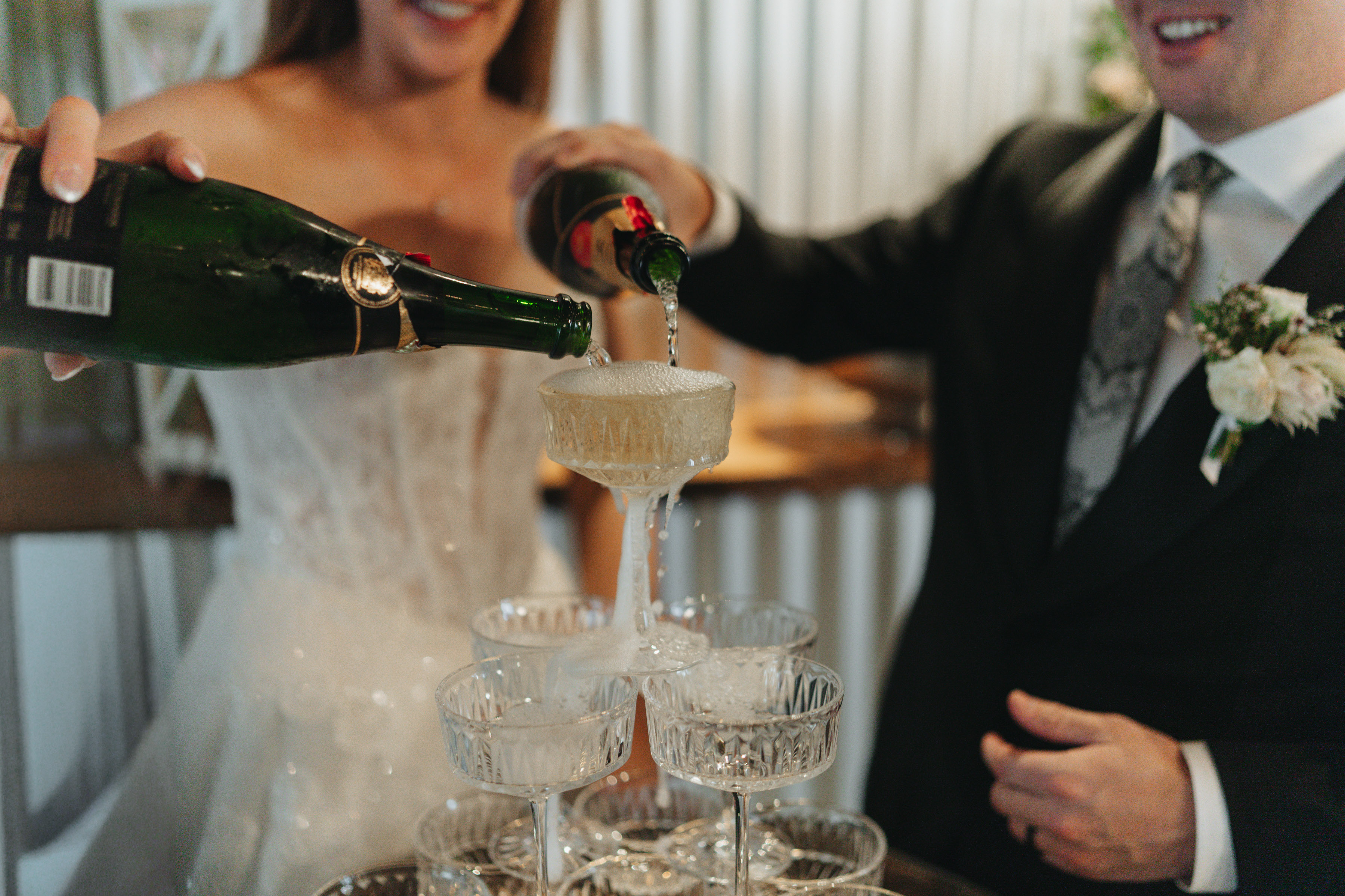 Wedding drinks and cocktail bar at Delaneys Estate