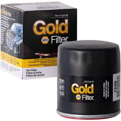 NAPA oil filter used during synthetic oil changes at Ernie's Automotive Service