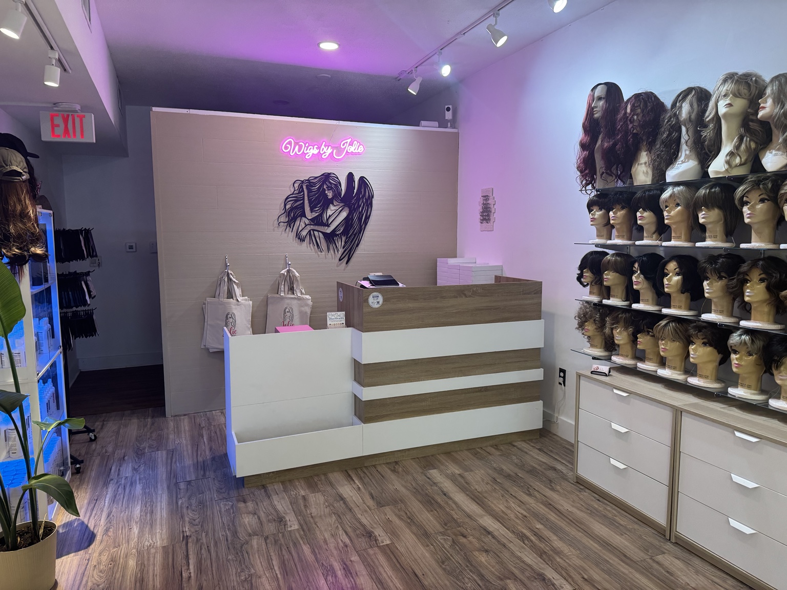 Exterior entrance of Wigs by Jolie