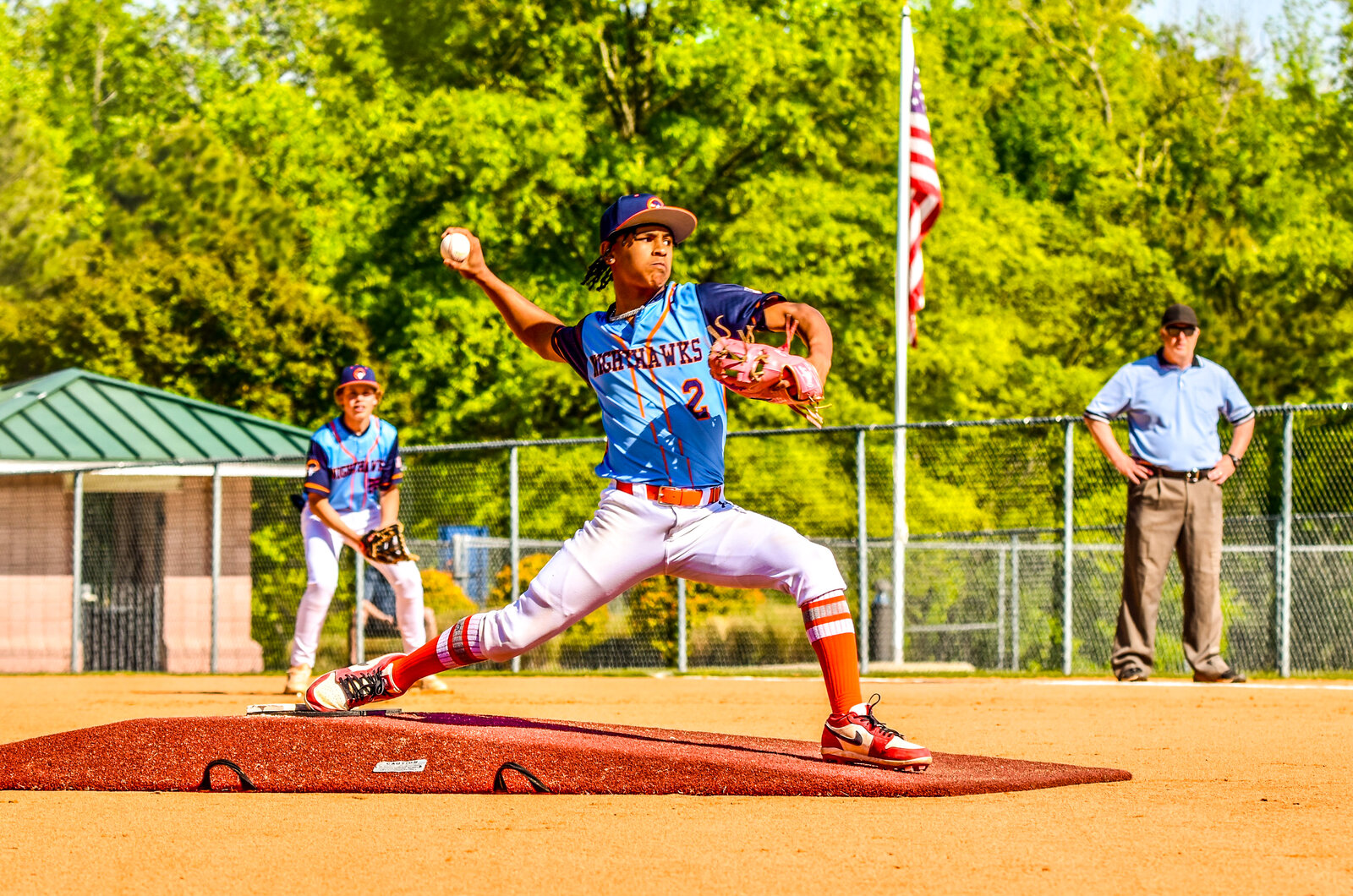 Brayden J. Williams pitching