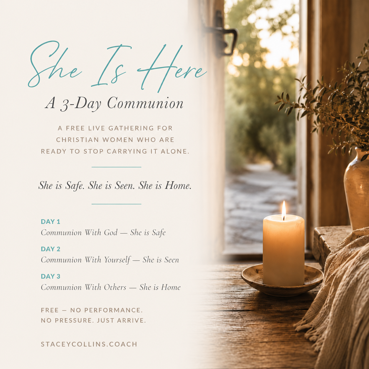 She Is Here: A 3-Day Communion