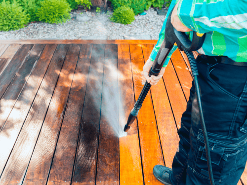 Deck & Patio Power Washing in Cherry Hill