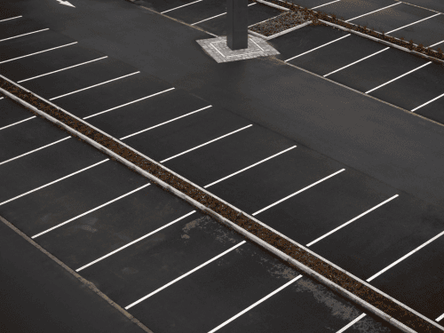 Parking Lot Cleaning & Striping Prep in Cherry Hill