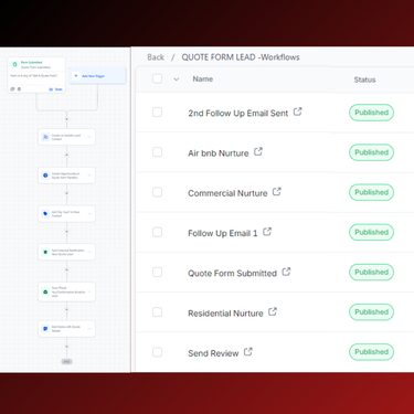 Quote Form Lead Workflow System