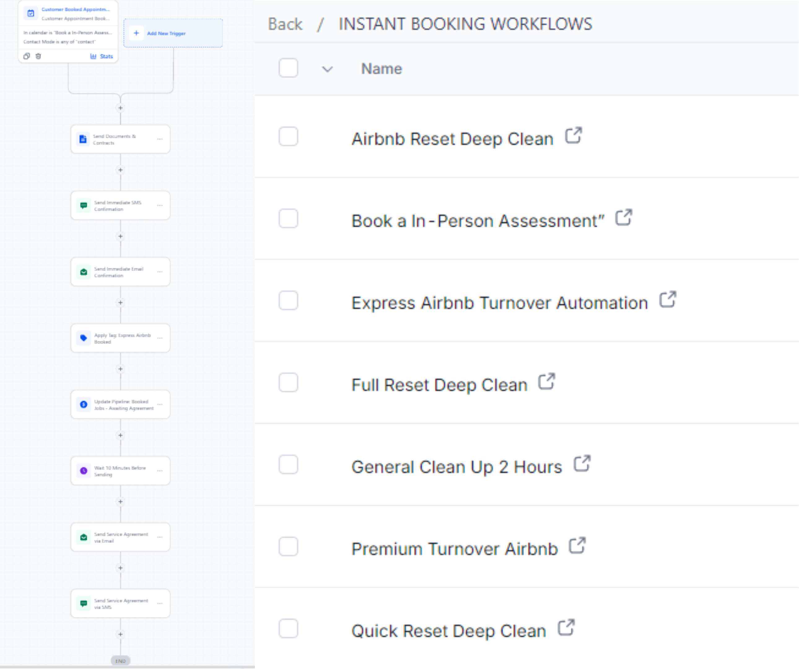 Instant Booking Workflow System