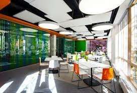Reception area within GSK's refurbished European Regional Office
