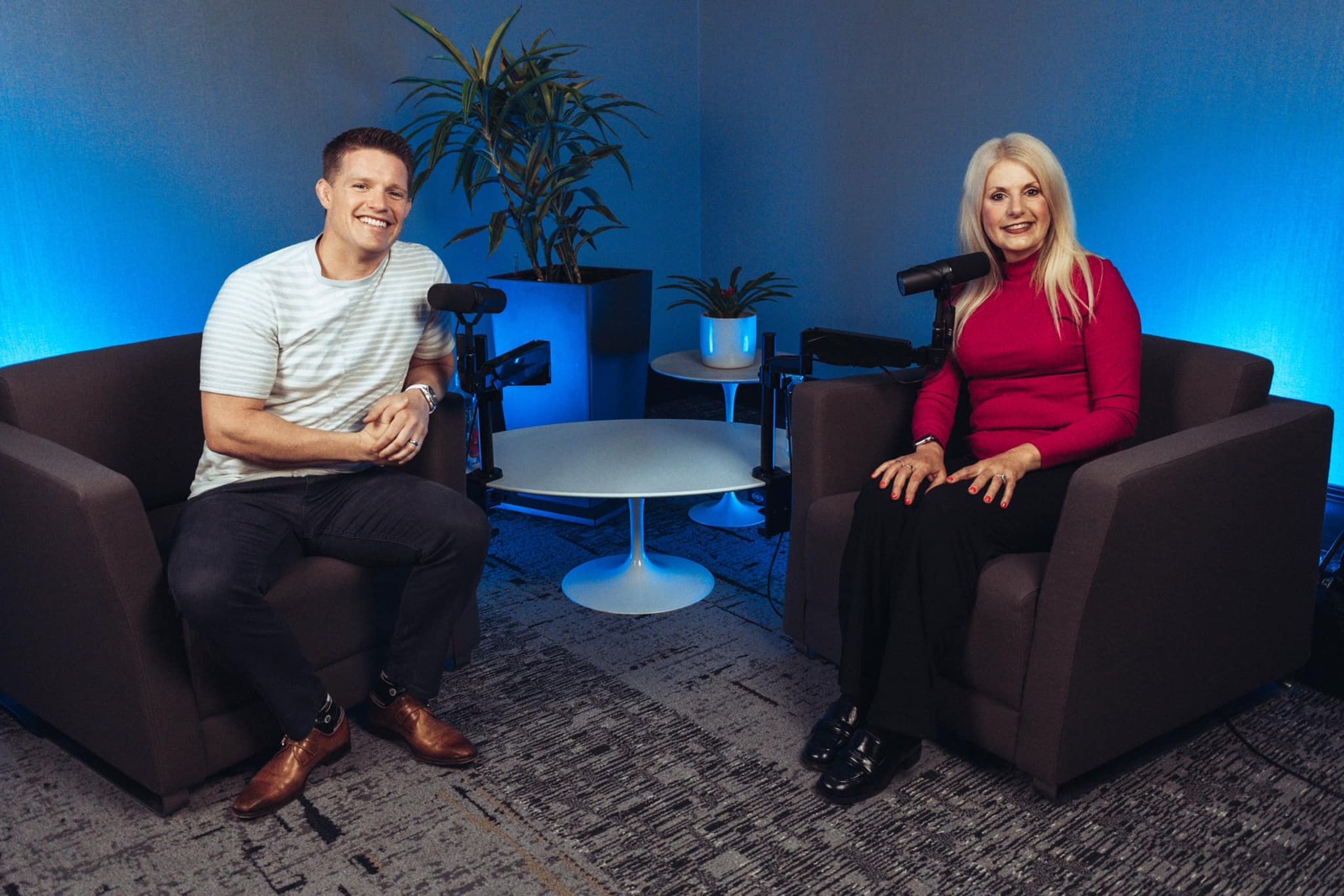 Christina Rowe with Russell Brunson on The Russell Brunson Show