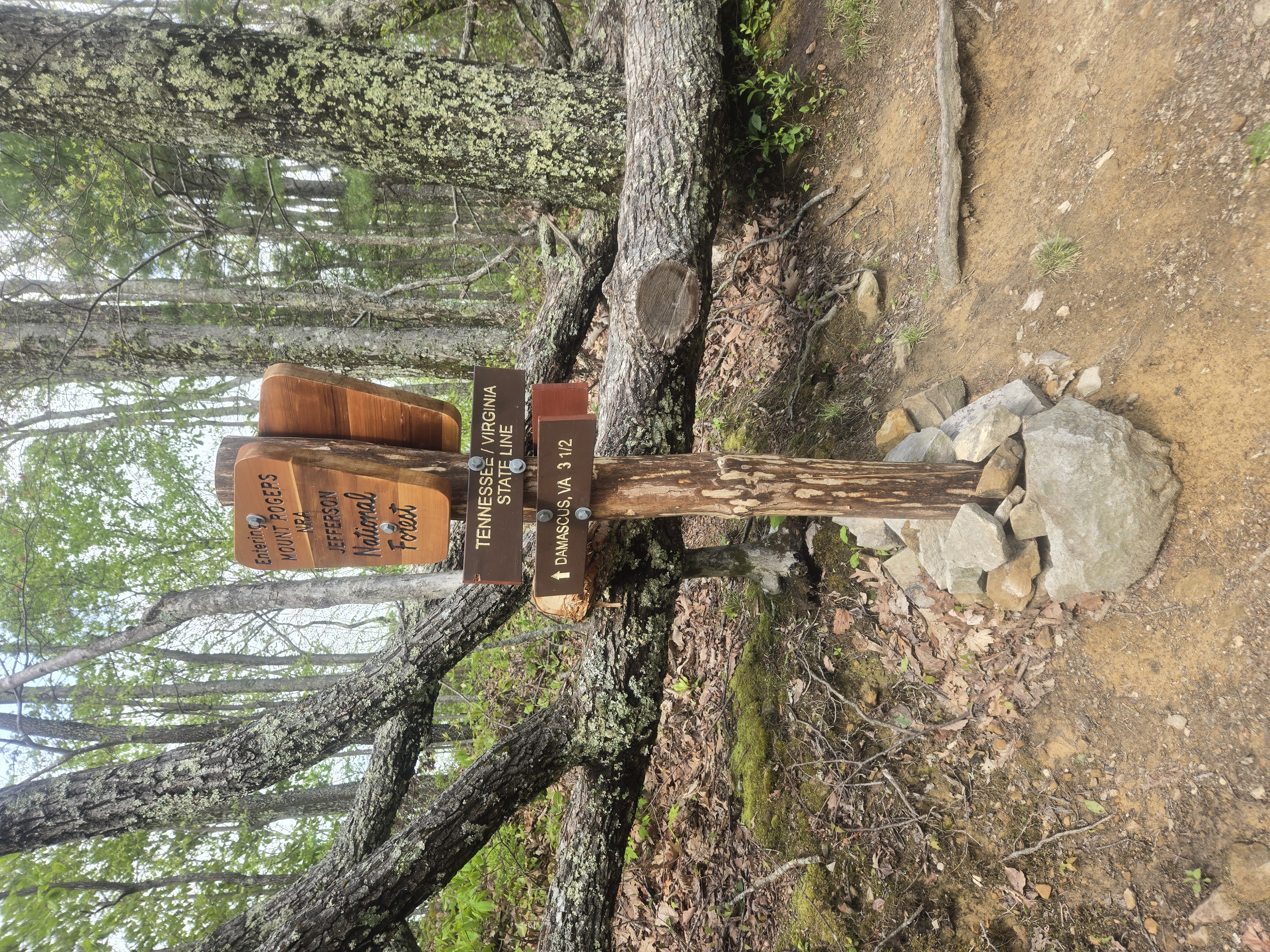 Sign on the trail