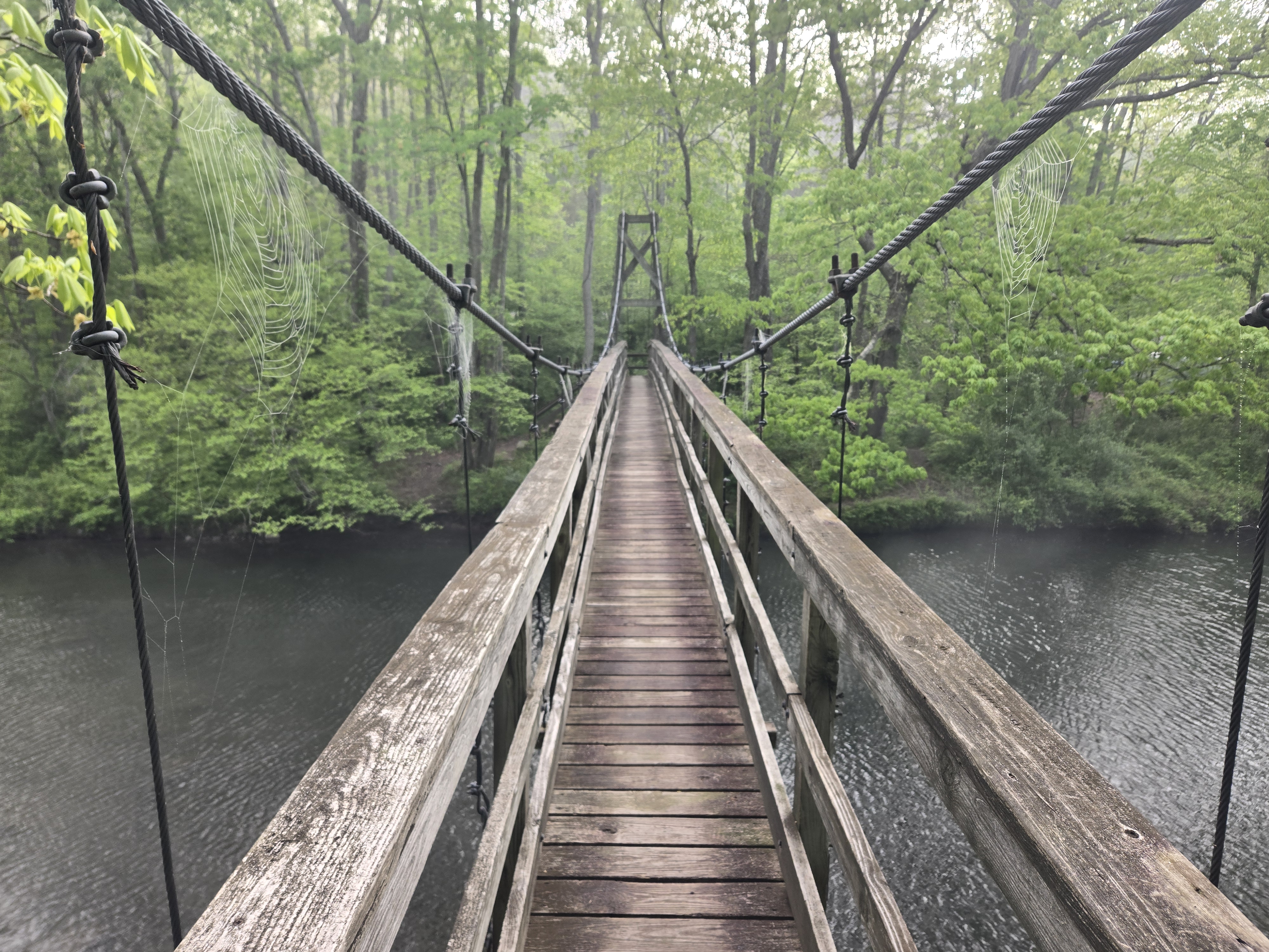 crossing a bridge