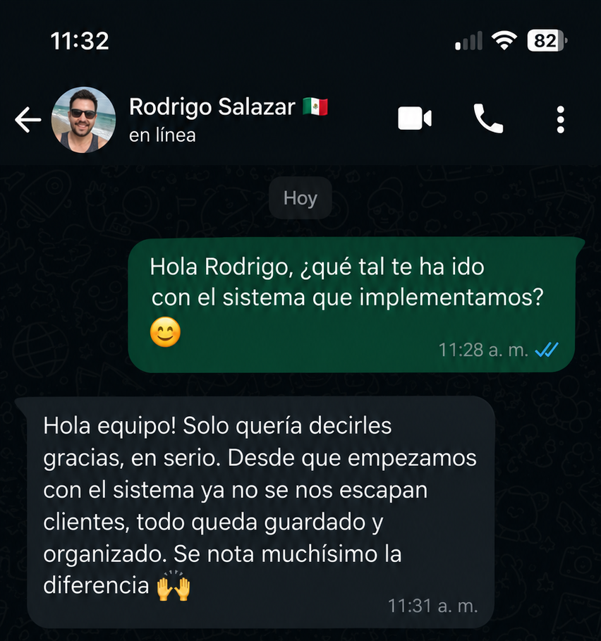 Conversación de WhatsApp con Rodrigo Salazar