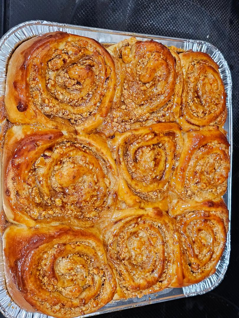 Venezuelan golfeados spiral pastry