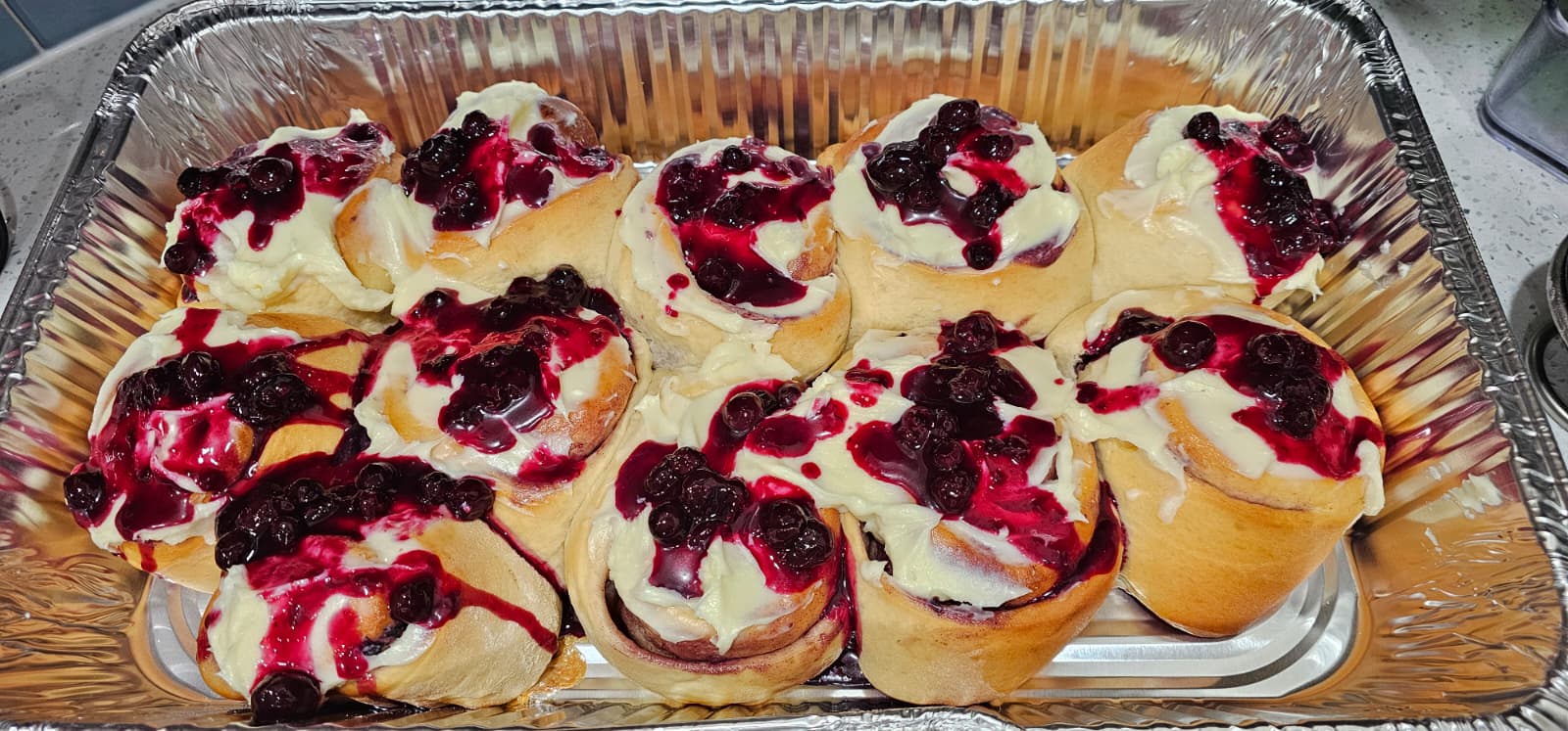Blueberry rolls