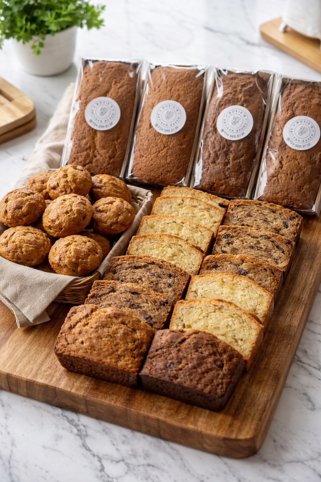 Limited edition bread and pastries