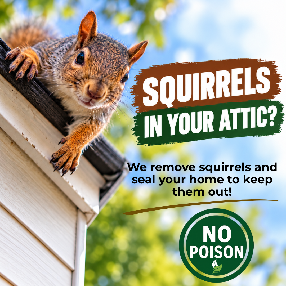 Squirrel removal and exclusion on the North Shore