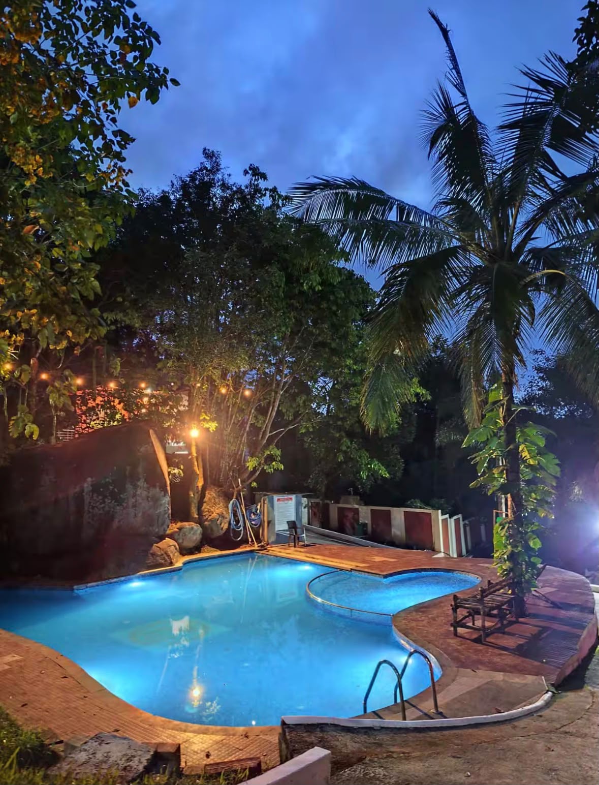 Piscina de una villa privada del viaje