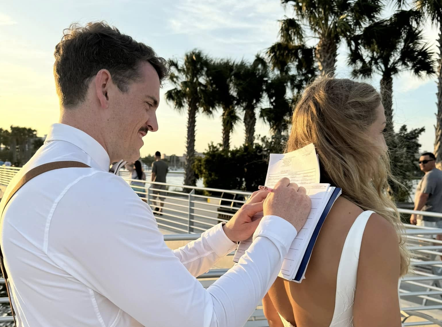 Tampa Bay wedding ceremony