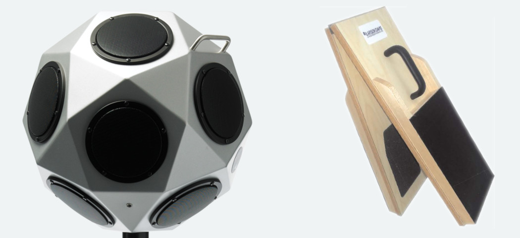 a sorgente Dodecaedro, la cassa di facciata, la macchina per il calpestio normalizzato a sorgente Dodecaedro, la cassa di facciata, la macchina per il calpestio normalizzato