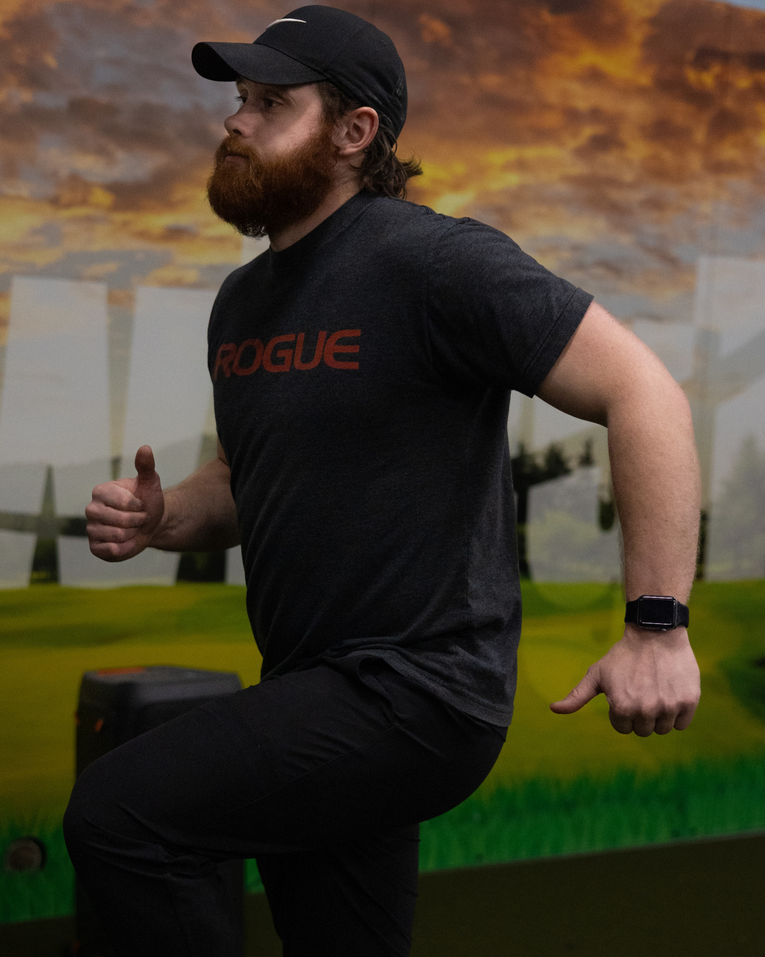 Coach Kyle Bythrow training