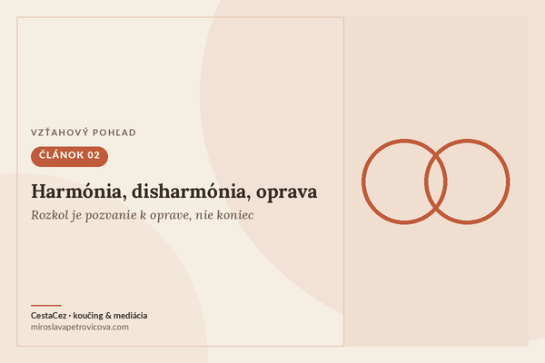 Harmónia, disharmónia, oprava