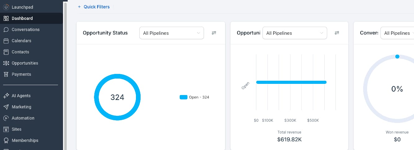 Large Analytics View