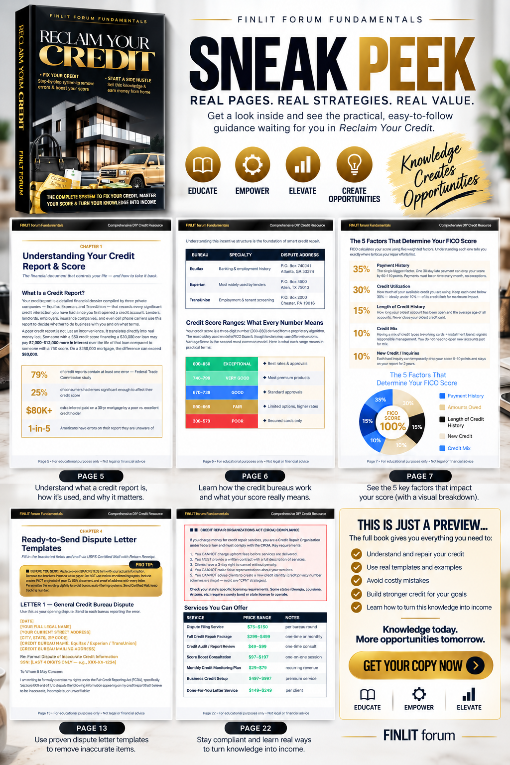 Sneak peek inside Reclaim Your Credit