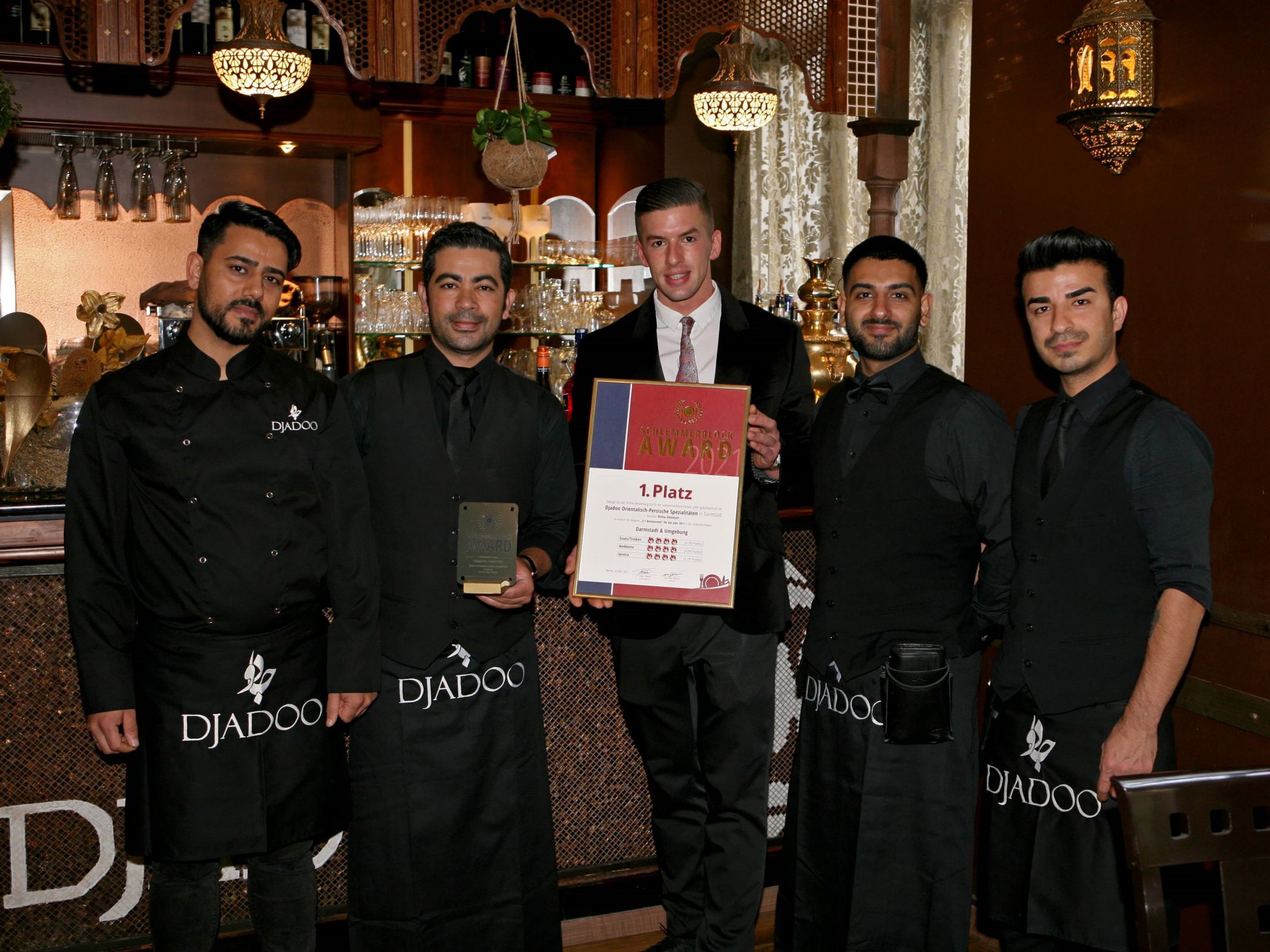 Djadoo-Team mit dem Schlemmerblock-Award 2021