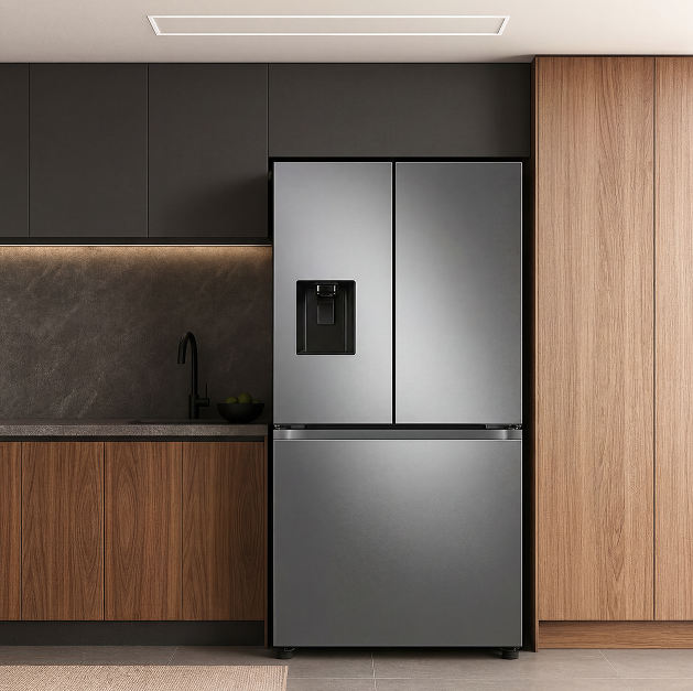 Geladeira com película de proteção marble shield