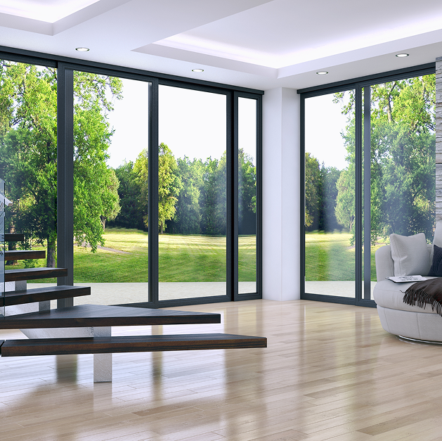 Vidro protegido com película de proteção marble shield