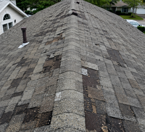 Roof before replacement