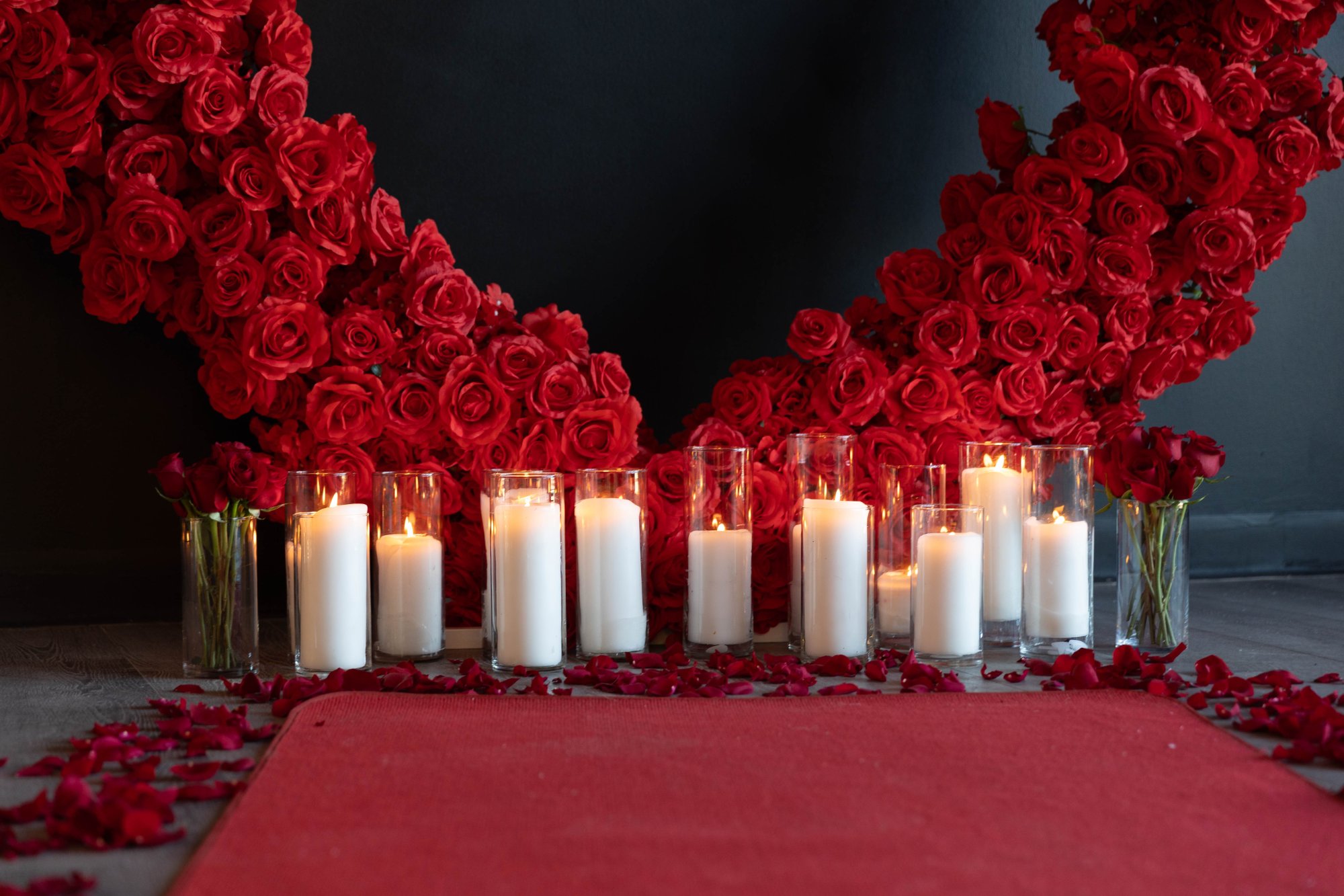 Graduation full room black and gold setup