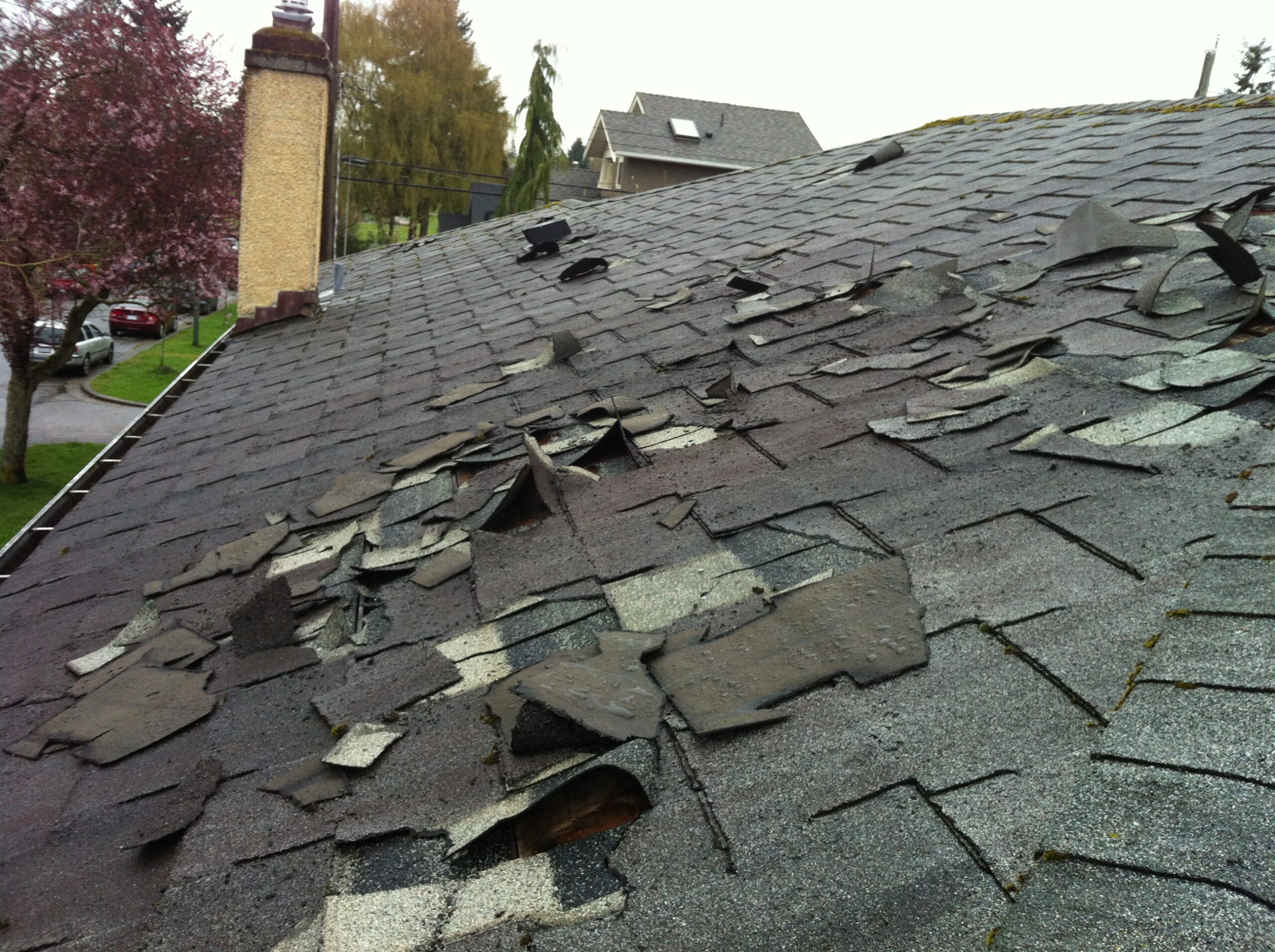 Storm damage roof restoration - The Roofing Factory