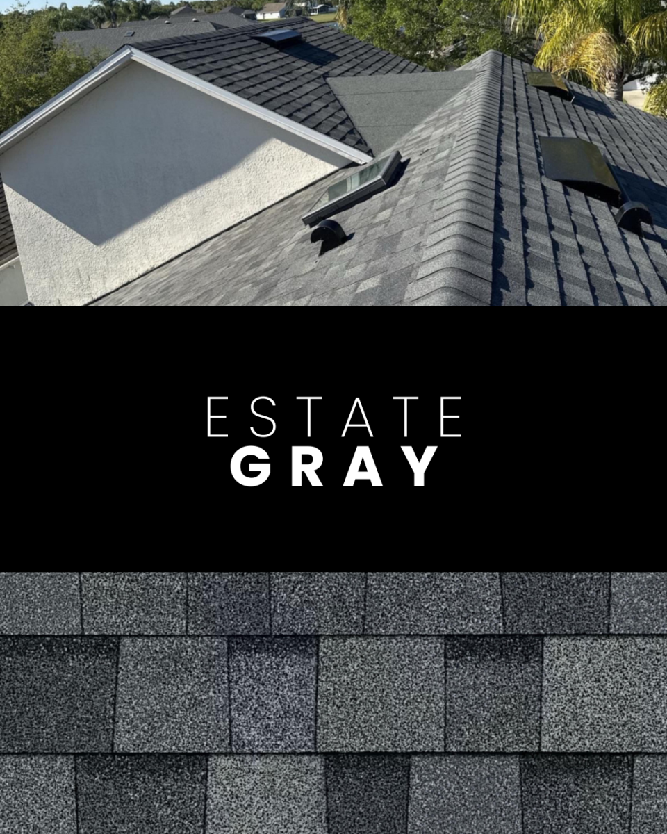 State Gray shingle roofing color