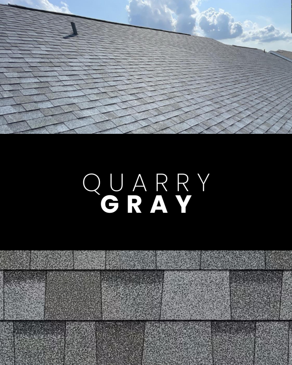 Quarry Gray shingle roofing color