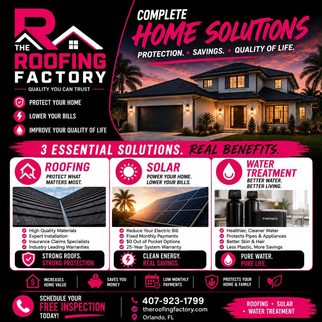 The Roofing Factory - Water Treatment Solutions