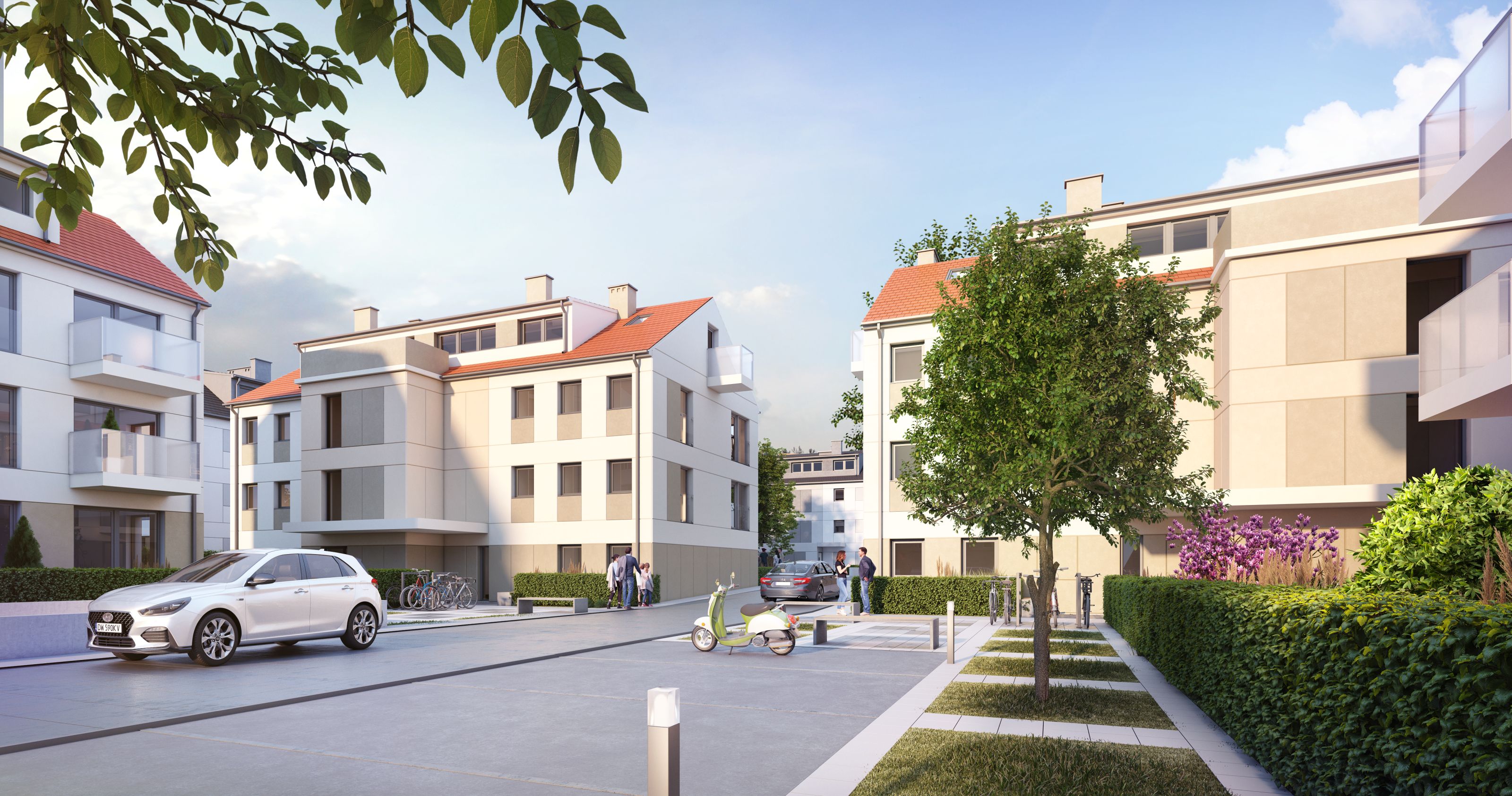 Zielone otoczenie inwestycji w Jaworze
