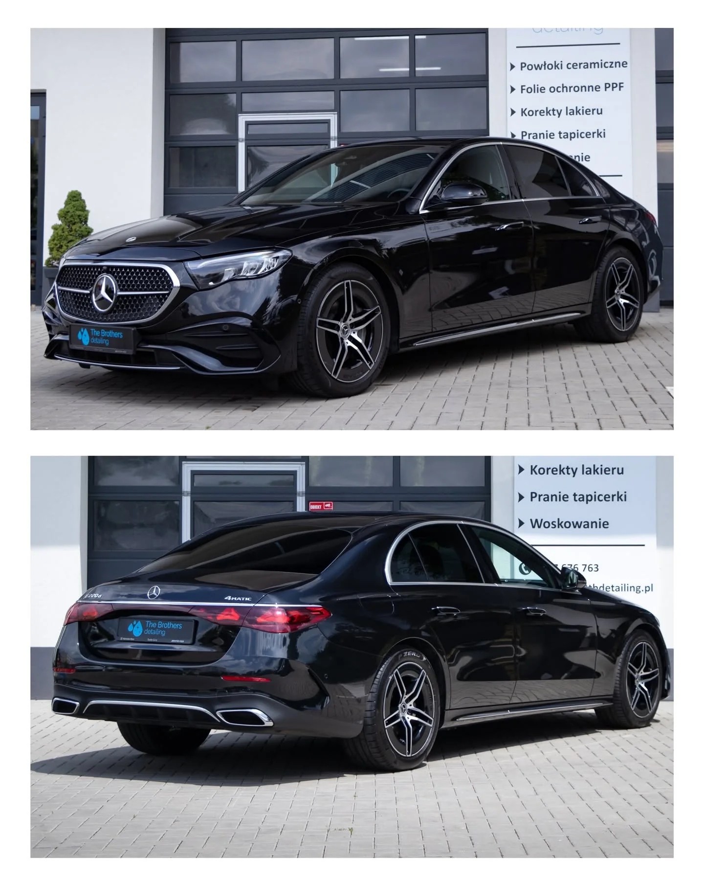 Mercedes po profesjonalnym detailingu