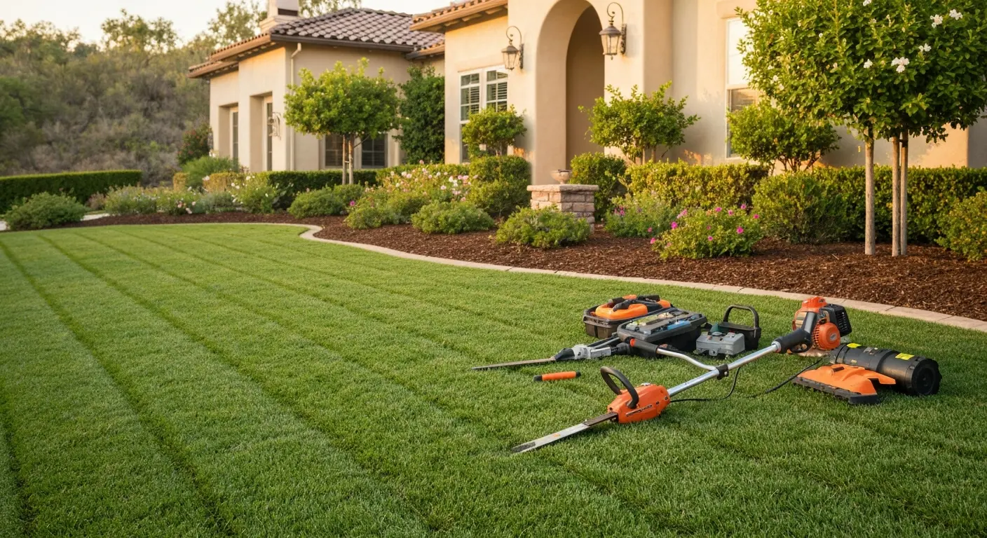 Landscaping maintenance project