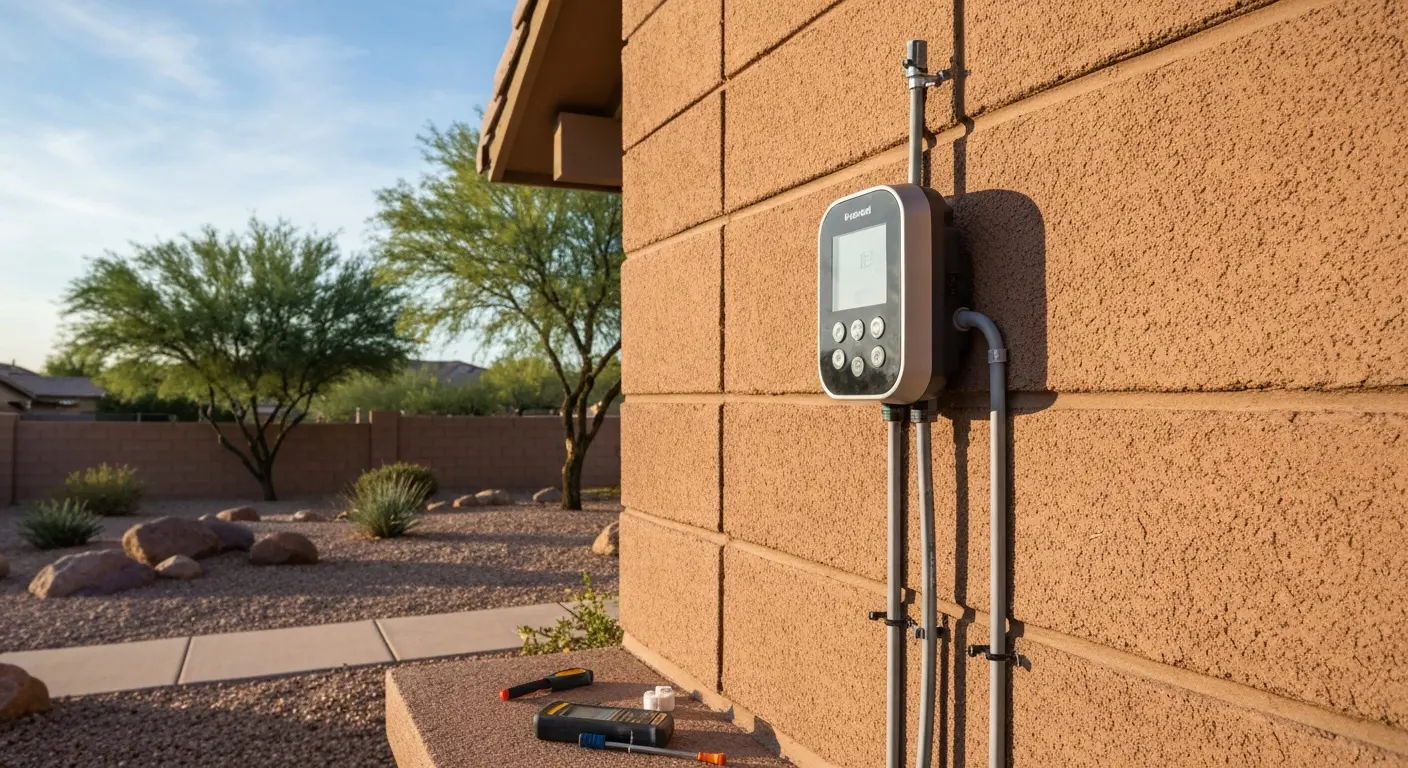 Smart irrigation system installation